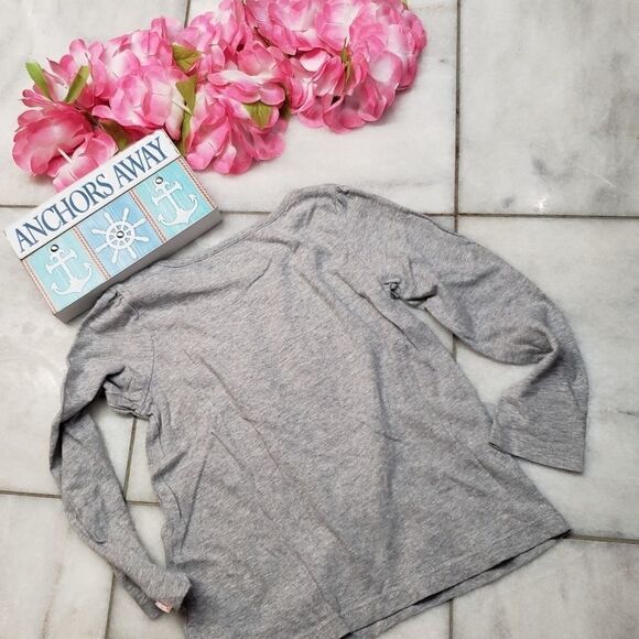 Crazy 8 Kids Sequin Fox Gray Long Sleeve pullover Shirt, Small 5-6 - Picture 9 of 13